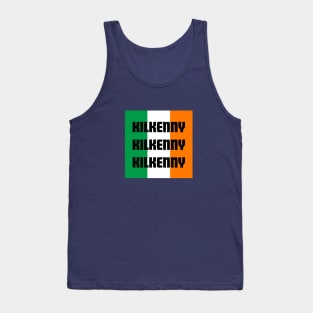 Kilkenny City in Irish Flag Colors Tank Top